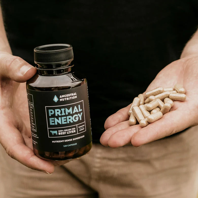 Primal Energy - Grass Fed Beef Liver Capsules