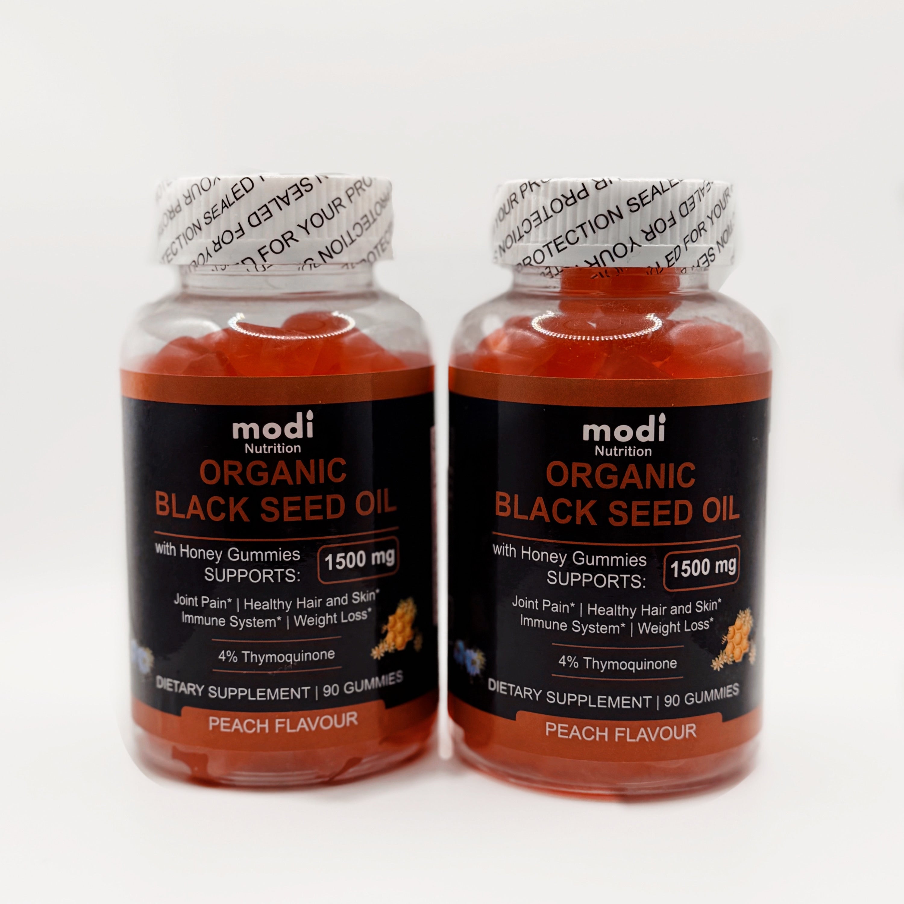 Twin Pack: Black Seed Oil Gummies 1500 MG (90 Gummies) w/ 4%+ Thymoquinone